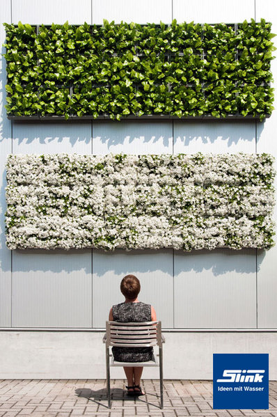Karoo Wandbegrünung Living Wall vertikaler Garten | weiß