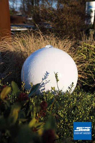 Gartenbrunnen Edelstahlkugel Color 35 cm