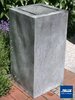 Gartenbrunnen Zinkart-Kubus-Tisch hoch 45 x 45 x 90 cm