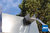 Gartenbrunnen Aluminium-Wasserfall Kubus Kjaer